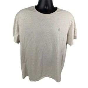 Polo Ralph Lauren T Shirt XL Men's Soft Comfort Fit Cream Short Sleeve